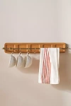 Anthropologie Elle Oak Wood Kitchen Rail