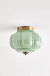 Anthropologie Eloise Glass Flush Mount In Gold