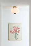 Anthropologie Eloise Glass Flush Mount