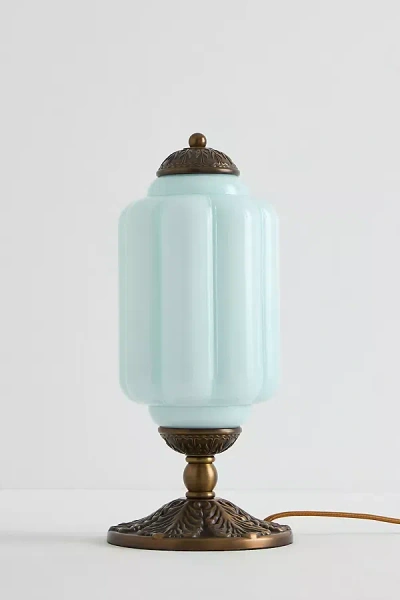 Anthropologie Eloise Glass Table Lamp In White