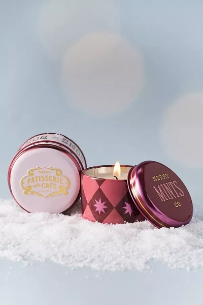 Anthropologie Eloise Gourmand Candle Gift Set In Pink