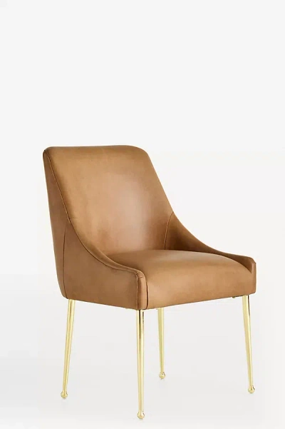 Anthropologie Elowen Leather Dining Chair