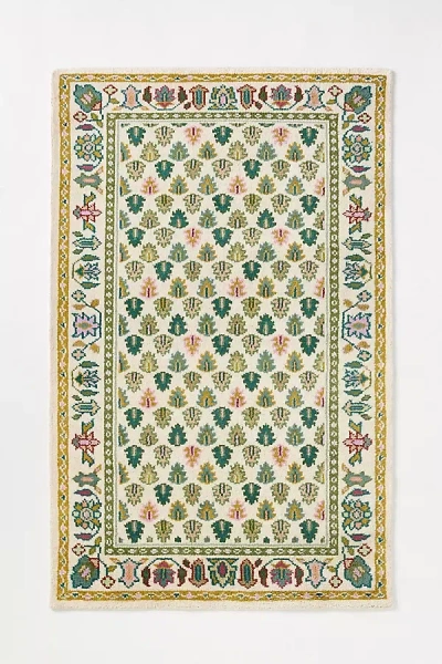 Anthropologie Emi Hand-knotted Persian-inspired Wool Rug