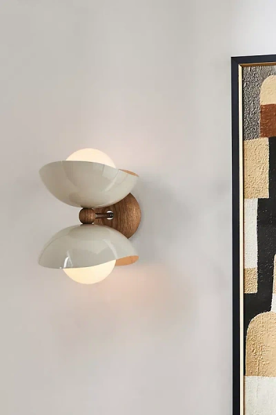 Anthropologie Emile Double Sconce In Green