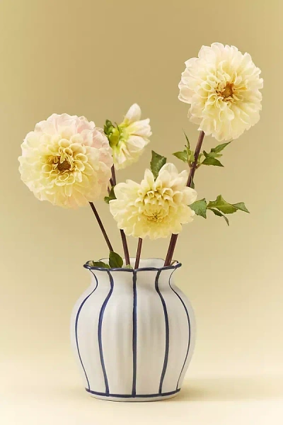 Anthropologie Emma Clay Vase In Multi