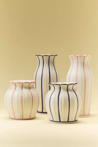 Anthropologie Emma Clay Vase In Multi