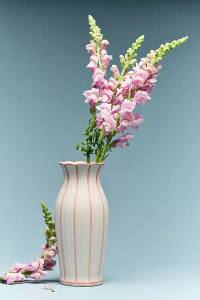 Anthropologie Emma Clay Vase In Multi