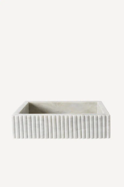 Anthropologie Erin Gates Beacon Hill Guest Towel Tray In Gray