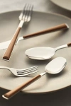 Anthropologie Esben Beachwood Flatware 20-piece Place Setting