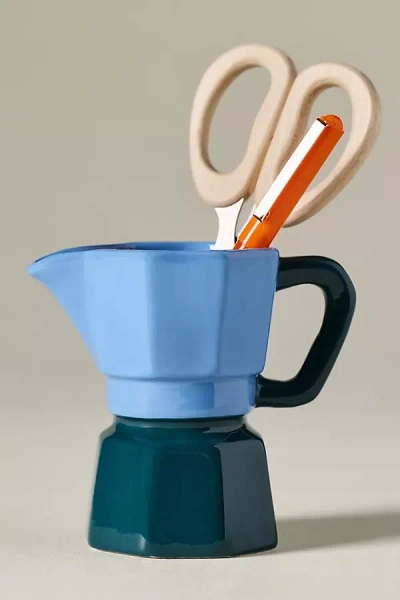 Anthropologie Espresso Pen Cup In Blue