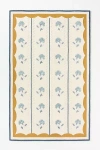 Anthropologie Essex Hand-tufted Wool Blend Floral Rug In Multi