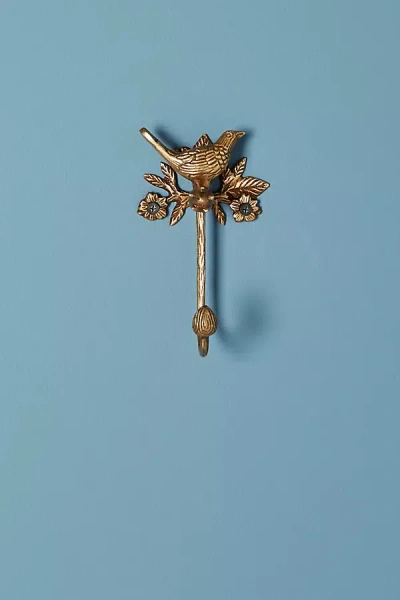Anthropologie Everlee Towel Hook In Brown