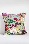 Anthropologie Evie Cotton Printed Floral Pillow