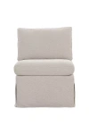 Anthropologie Fable Modular Slipcover Slipper Chair In Neutral