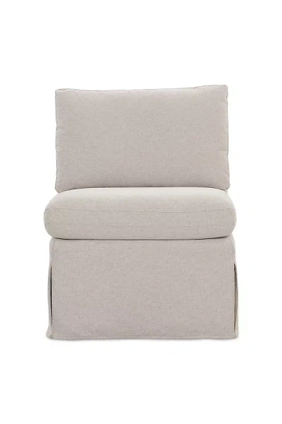 Anthropologie Fable Modular Slipcover Slipper Chair In Neutral