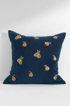 Anthropologie Fall Icon Pillow In Blue