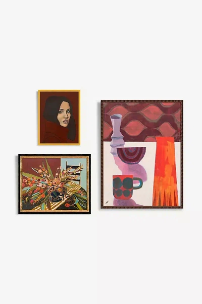 Anthropologie Fall Mood Gallery Wall Art In Multi