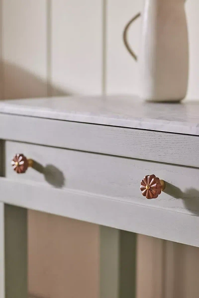 Anthropologie Farro Wood Knobs, Set Of 2 In Gray