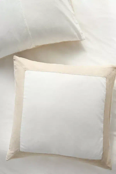 Anthropologie Fatine Cotton-linen Euro Sham