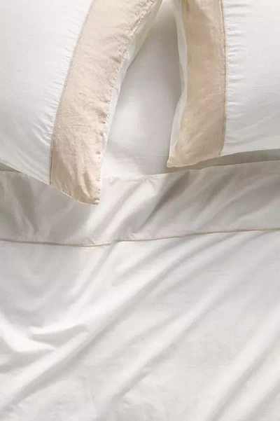 Anthropologie Fatine Cotton-linen Sheet Set