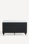 Anthropologie Fern Double Bathroom Vanity In Black
