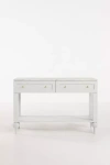 Anthropologie Fern Entryway Console Table In White
