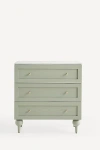 Anthropologie Fern Marble-top Three-drawer Dresser