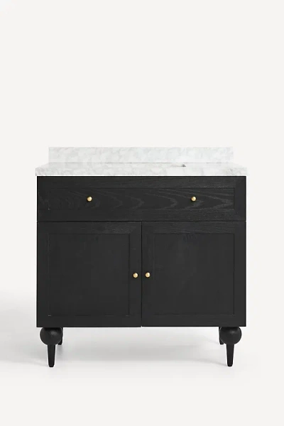 Anthropologie Fern Single Bathroom Vanity In Black
