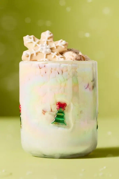 Anthropologie Festive Confetti Icon Juice Glass In Multi