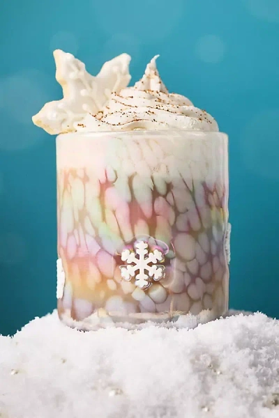Anthropologie Festive Confetti Icon Juice Glass In Multi