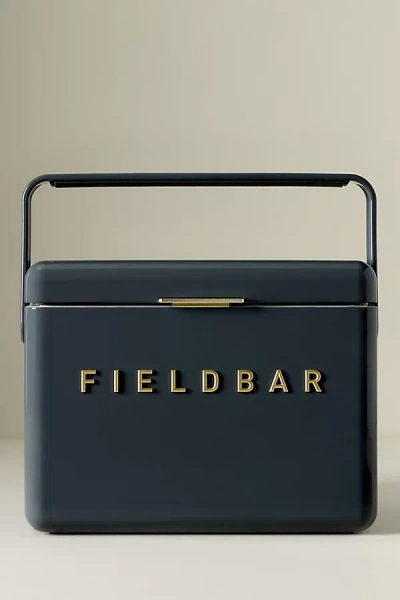 Anthropologie Fieldbar Mini Bar Cooler In Blue