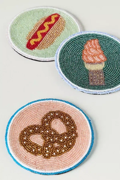 Anthropologie Fiona Coasters: Foodie Edition In Multi