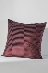 Anthropologie Fiora Ribbed Velvet Pillow In Purple