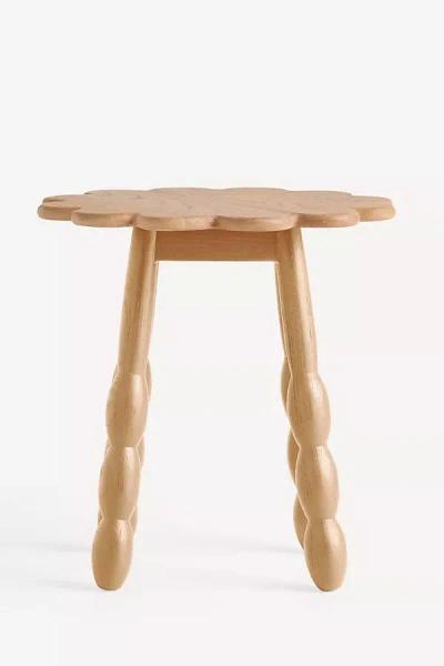 Anthropologie Fir Oak Dining Stool In Brown