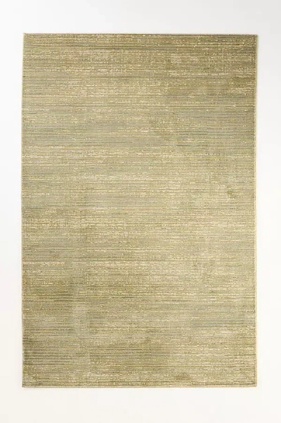 Anthropologie Flatwoven Deja Rug In Yellow