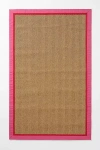 Anthropologie Flatwoven Double Border Performance Rug In Brown