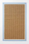 Anthropologie Flatwoven Double Border Performance Rug In Neutral