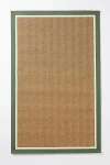 Anthropologie Flatwoven Double Border Performance Rug In Neutral