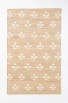 Anthropologie Flatwoven Erin Gates Floral Jute Rug