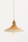 Anthropologie Flautist Glass Pendant