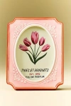 Anthropologie Fleur Ceramic Frame In Multi