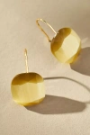 Anthropologie Floating Crystal Earrings In Green
