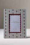 Anthropologie Floral Paper Picture Frame In Multi