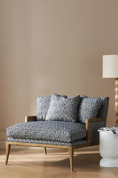 Anthropologie Florence Chaise In Gray