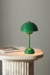 Anthropologie Flowerpot Table Lamp In Green