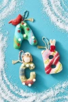Anthropologie Forest Friends Monogram Wool Felt Ornament In Multi