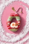 Anthropologie Forest Friends Monogram Wool Felt Ornament In Multi