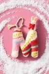 Anthropologie Forest Friends Monogram Wool Felt Ornament In Multi
