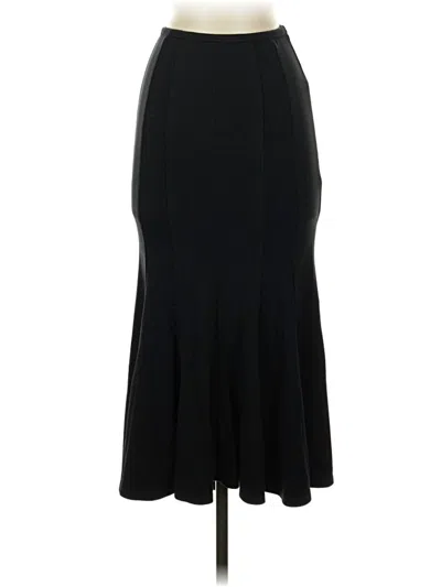 Pre-owned Anthropologie Formal Skirt In Black