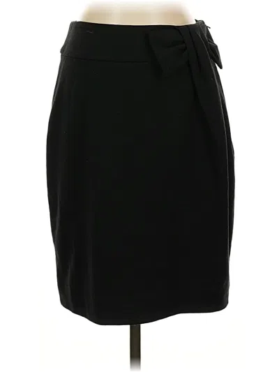 Pre-owned Anthropologie Formal Skirt In Black